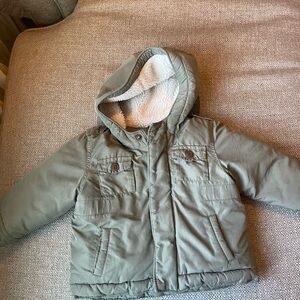 GAP Kids Olive Puffer Jacket